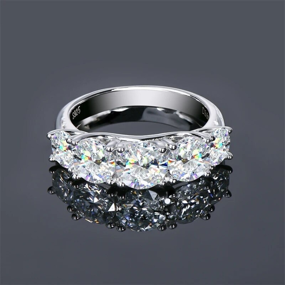18K Gold Certified Moissanite Ring